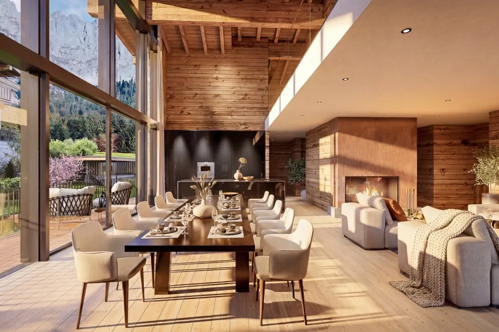 KITZIMMO-Luxus-Neubauchalet mit touristischer Widmung - Immobilien Going.