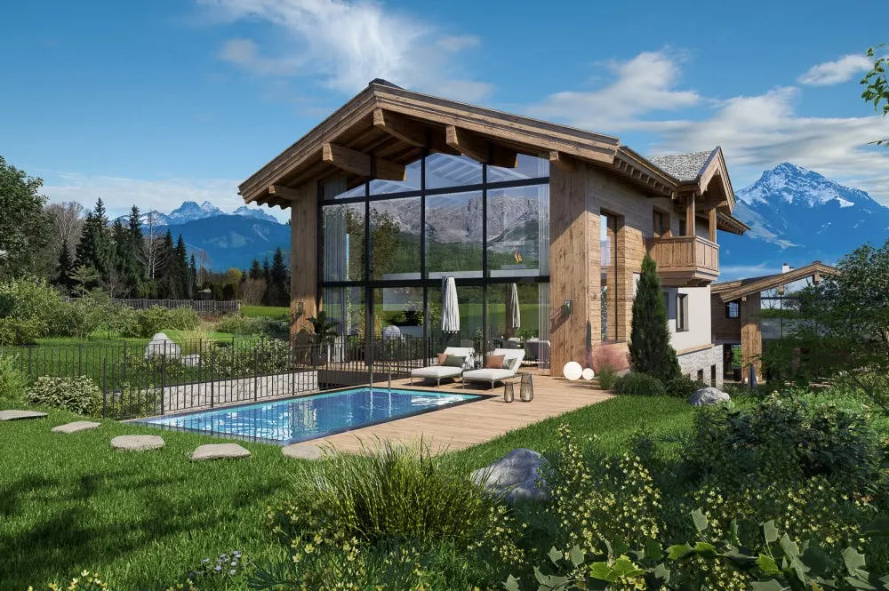 KITZIMMO-Luxus-Neubauchalet mit touristischer Widmung - Immobilien Going.