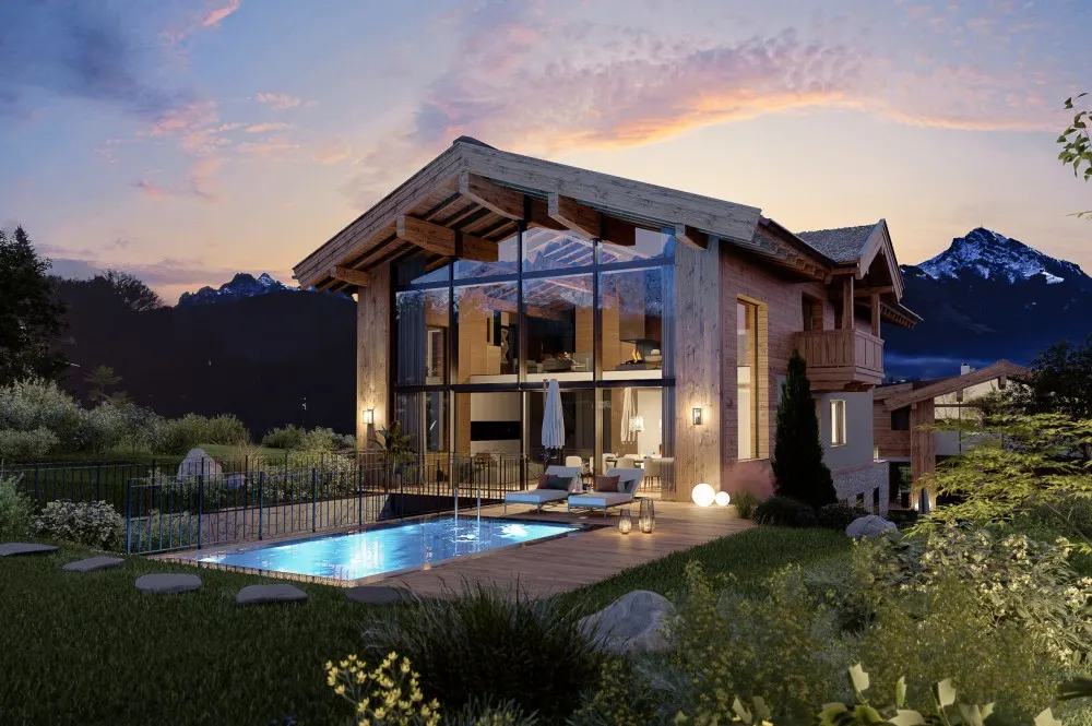 KITZIMMO-Luxus-Neubauchalet mit touristischer Widmung - Immobilien Going.
