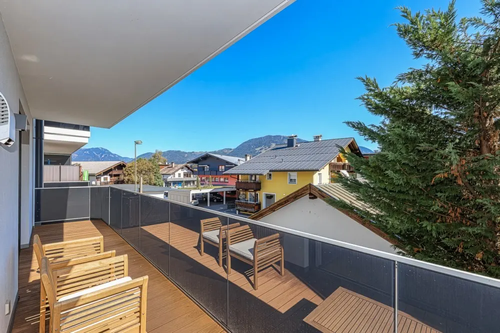 KITZIMMO-Neubauwohnung mit schönem Ausblick in zentrumsnaher Lage - Immobilien St. Johann.