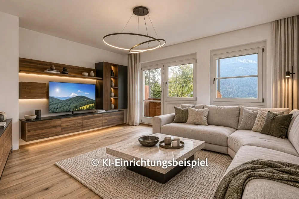 KITZIMMO-Wohnung in Ruhelage am Sonnberg mit schönem Ausblick - Immobilien Kirchberg.-18-2-22