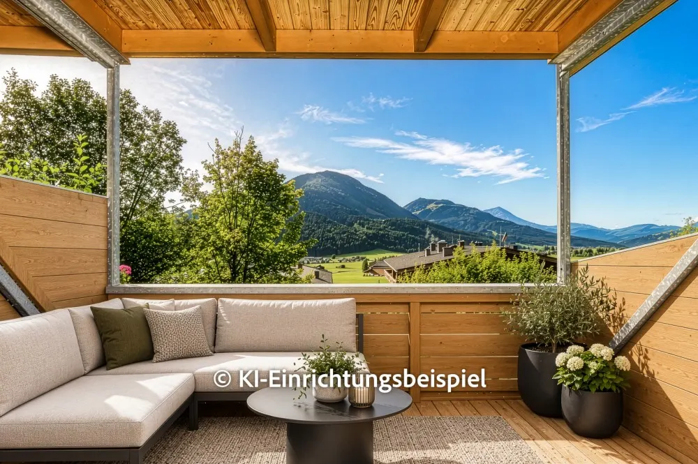 KITZIMMO-Wohnung in Ruhelage am Sonnberg mit schönem Ausblick - Immobilien Kirchberg.-18-2-28