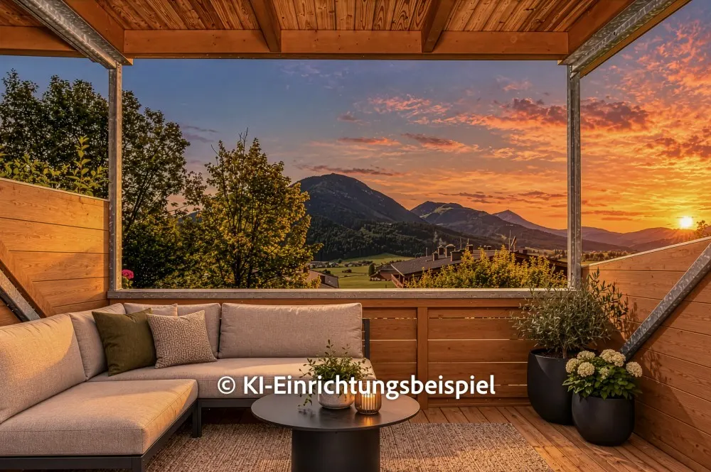 KITZIMMO-Wohnung in Ruhelage am Sonnberg mit schönem Ausblick - Immobilien Kirchberg.-18-2-29