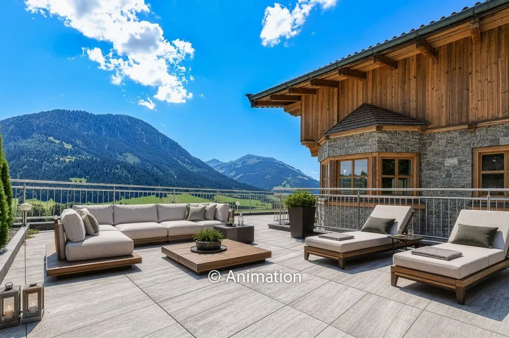 KITZIMMO-Landhaus mit Weitblick in sonniger Ruhelage - Immobilien Kirchberg kaufen.