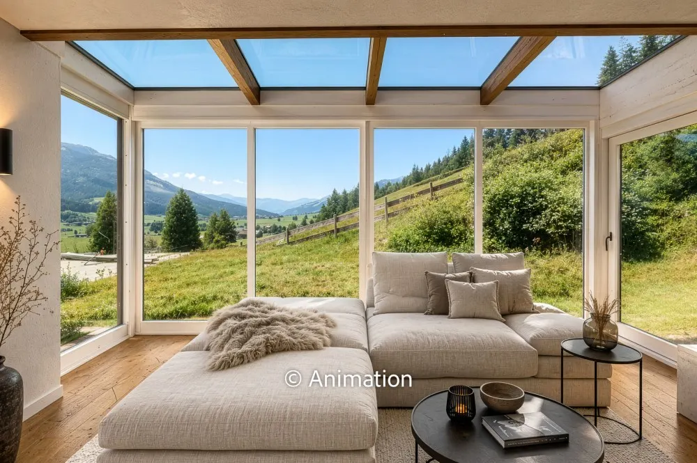 KITZIMMO-Landhaus mit Weitblick in sonniger Ruhelage - Immobilien Kirchberg kaufen.