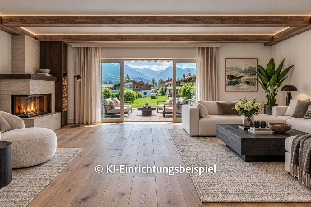 KITZIMMO-Domizil mit Potenzial in zentrumsnaher Ruhelage - Ski Out - Immobilien Kitzbühel.