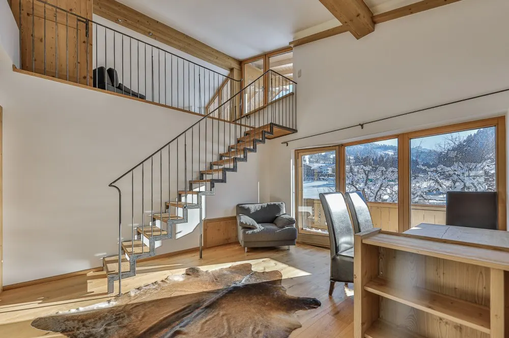 KITZIMMO-hochwertige Dachgeschoss - Maisonette auf der Bichlalm mieten - Immobilien Kitzbühel.