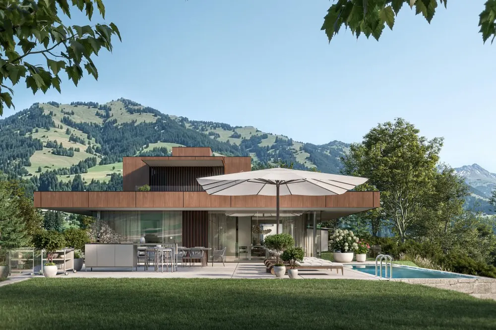 KITZIMMO-Residenz Ludwig - Luxusvilla in einzigartiger Aussichtslage - Immobilien Kitzbühel.