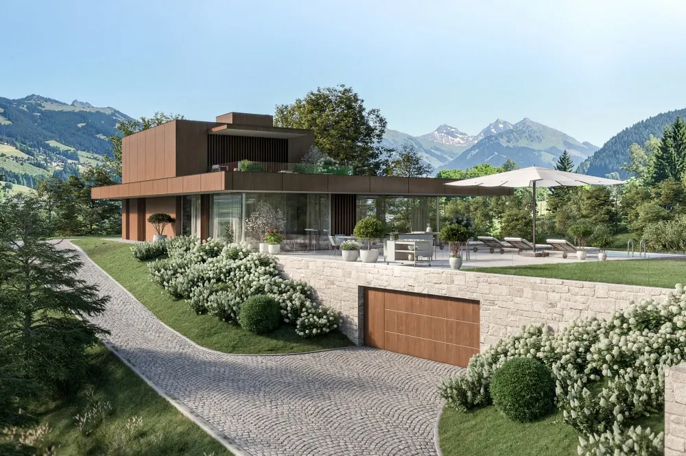 KITZIMMO-Residenz Ludwig - Luxusvilla in einzigartiger Aussichtslage - Immobilien Kitzbühel.