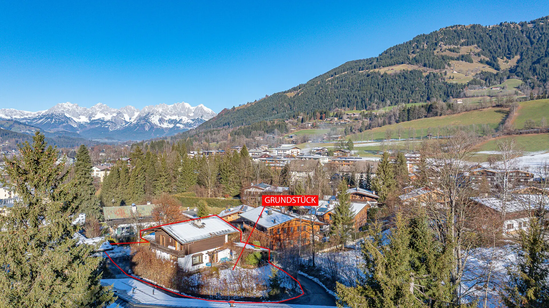 KITZIMMO-Baugrundstück mit Altbestand auf der Bichlalm kaufen - Immobilien Kitzbühel.
