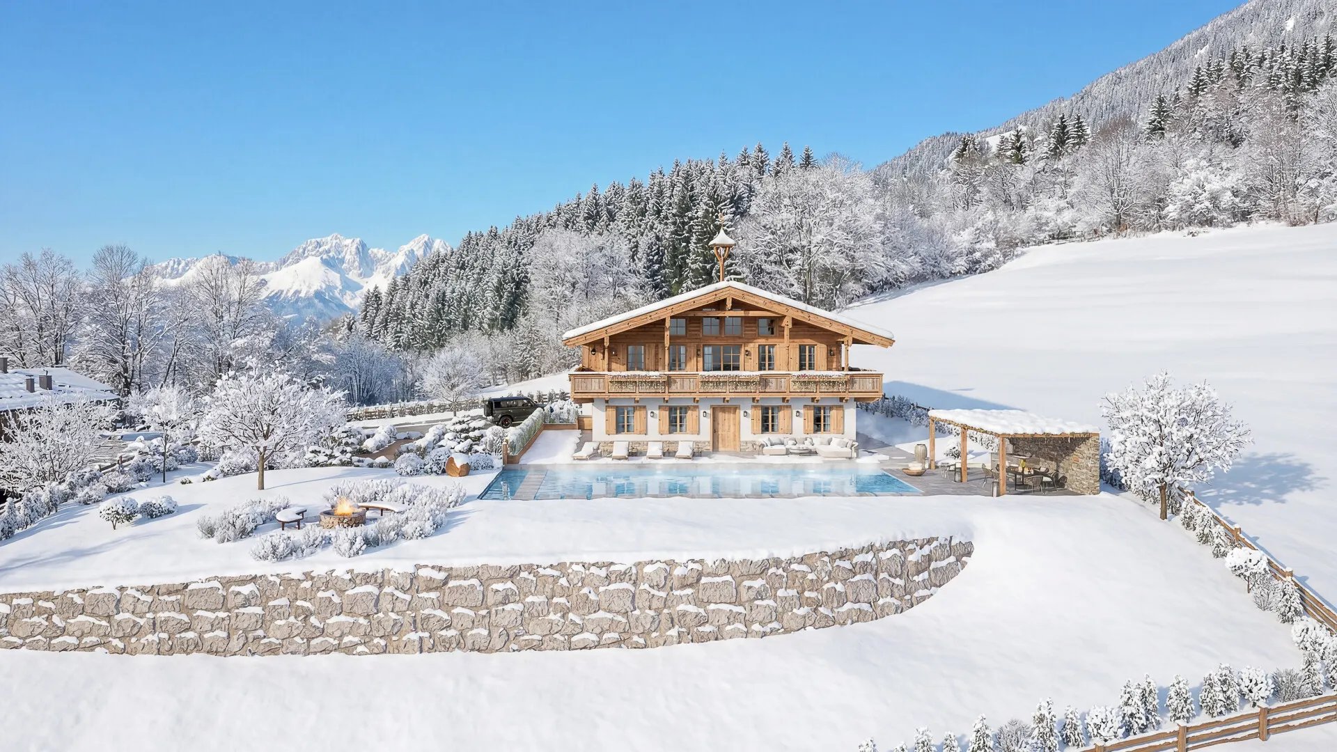 KITZIMMO-Luxusanwesen in bester Lage kaufen - Immobilien Kitzbühel.