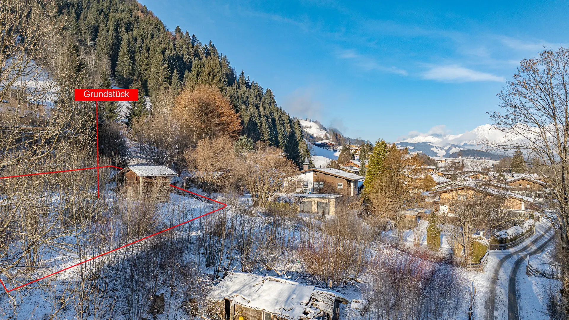 KITZIMMO-Grundstück für Einheimische in sonniger Ruhelage kaufen - Immobilien Kitzbühel.