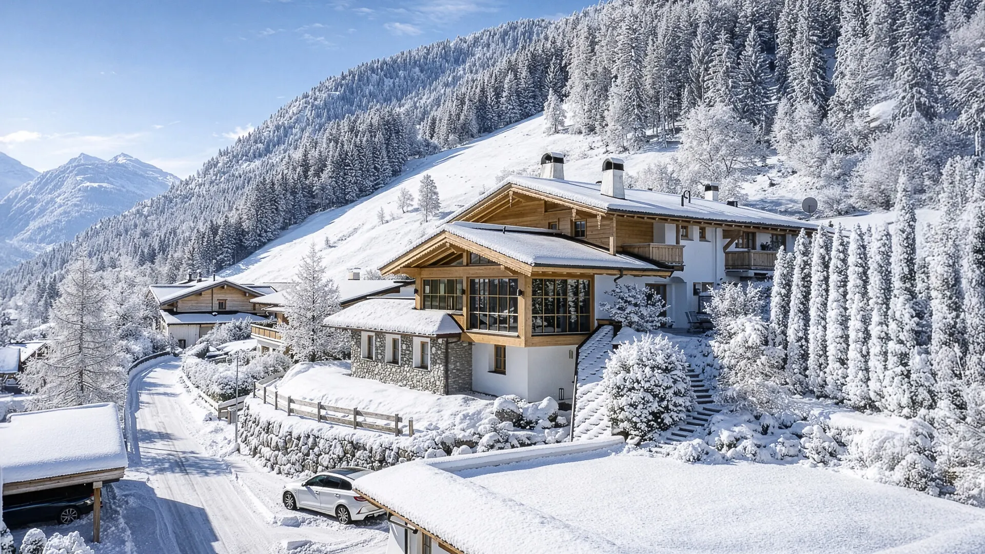 KITZIMMO-Exklusives Landhaus in traumhafter & unverbaubarer Aussichtslage - Immobilien Kitzbühel.