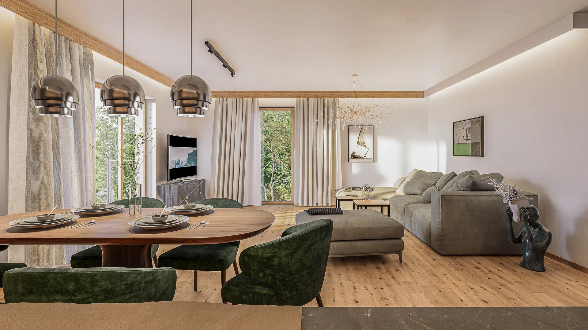 KITZIMMO-Grundstück mit Baugenehmigung für 5 Wohnungen - Immobilien Söll.