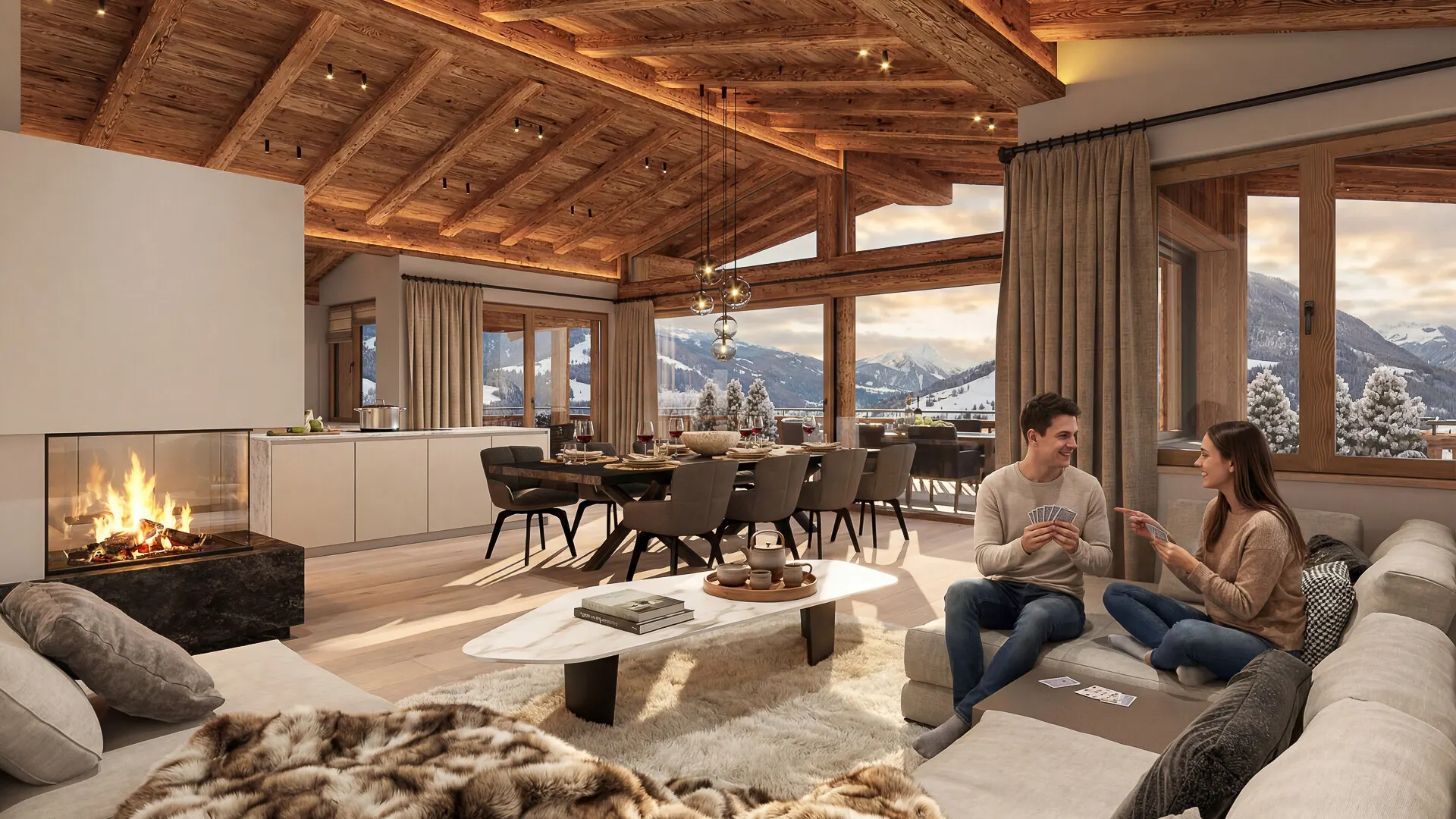 KITZIMMO-Luxuswohnungen in Top-Sonnen-Ruhelage kaufen - Immobilien Kirchberg.