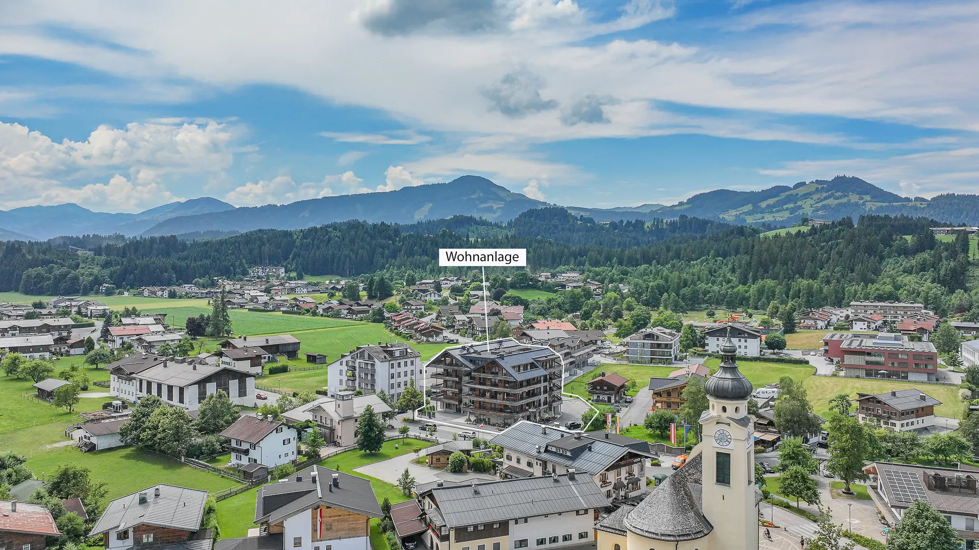 KITZIMMO-Luxuswohnung mit Bergblick in Toplage kaufen - Immobilien Oberndorf.