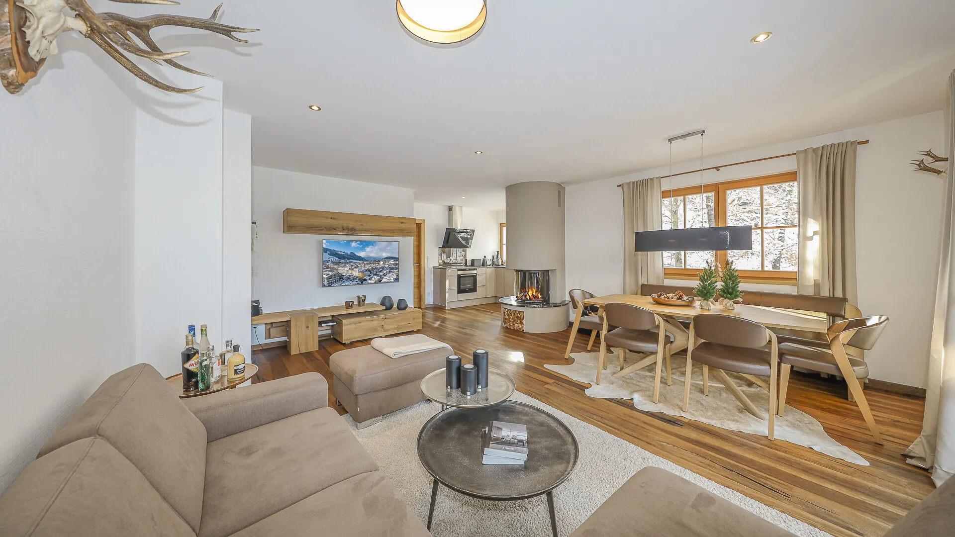 KITZIMMO-Exklusive Gartenwohnung in Top-Ruhelage auf der Bichlalm - Immobilien Kitzbühel.