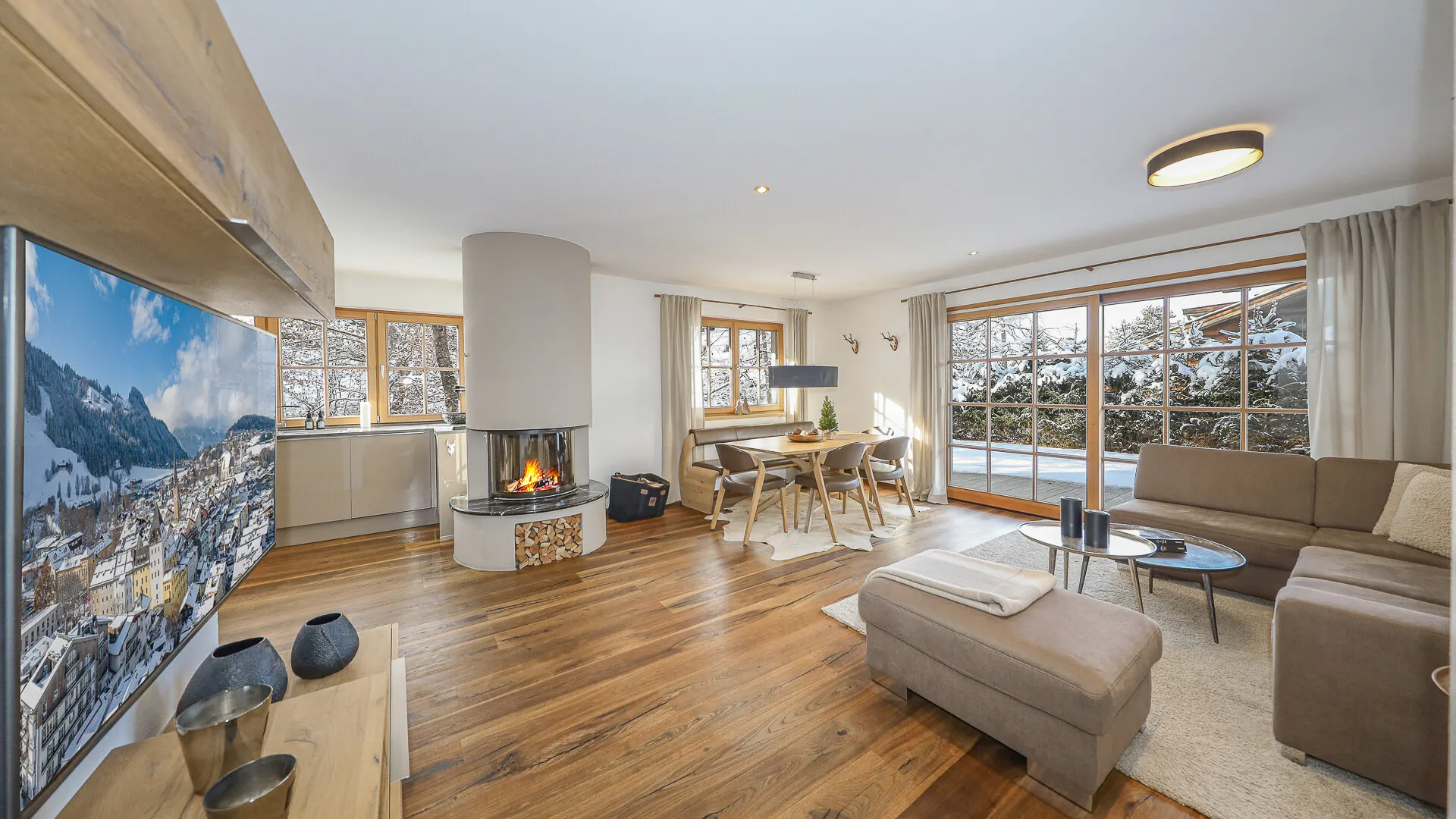 KITZIMMO-Exklusive Gartenwohnung in Top-Ruhelage auf der Bichlalm - Immobilien Kitzbühel.