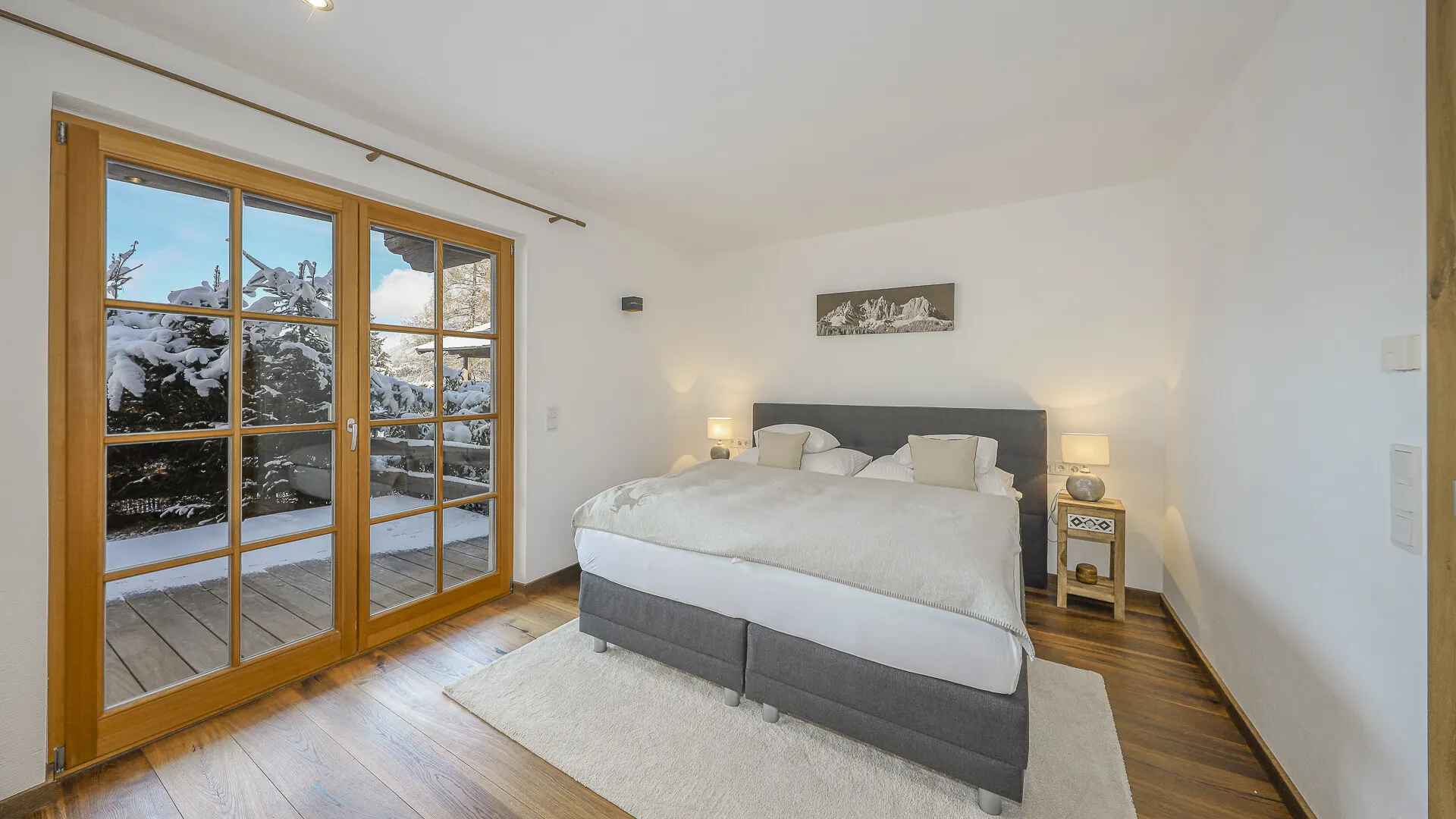 KITZIMMO-Exklusive Gartenwohnung in Top-Ruhelage auf der Bichlalm - Immobilien Kitzbühel.