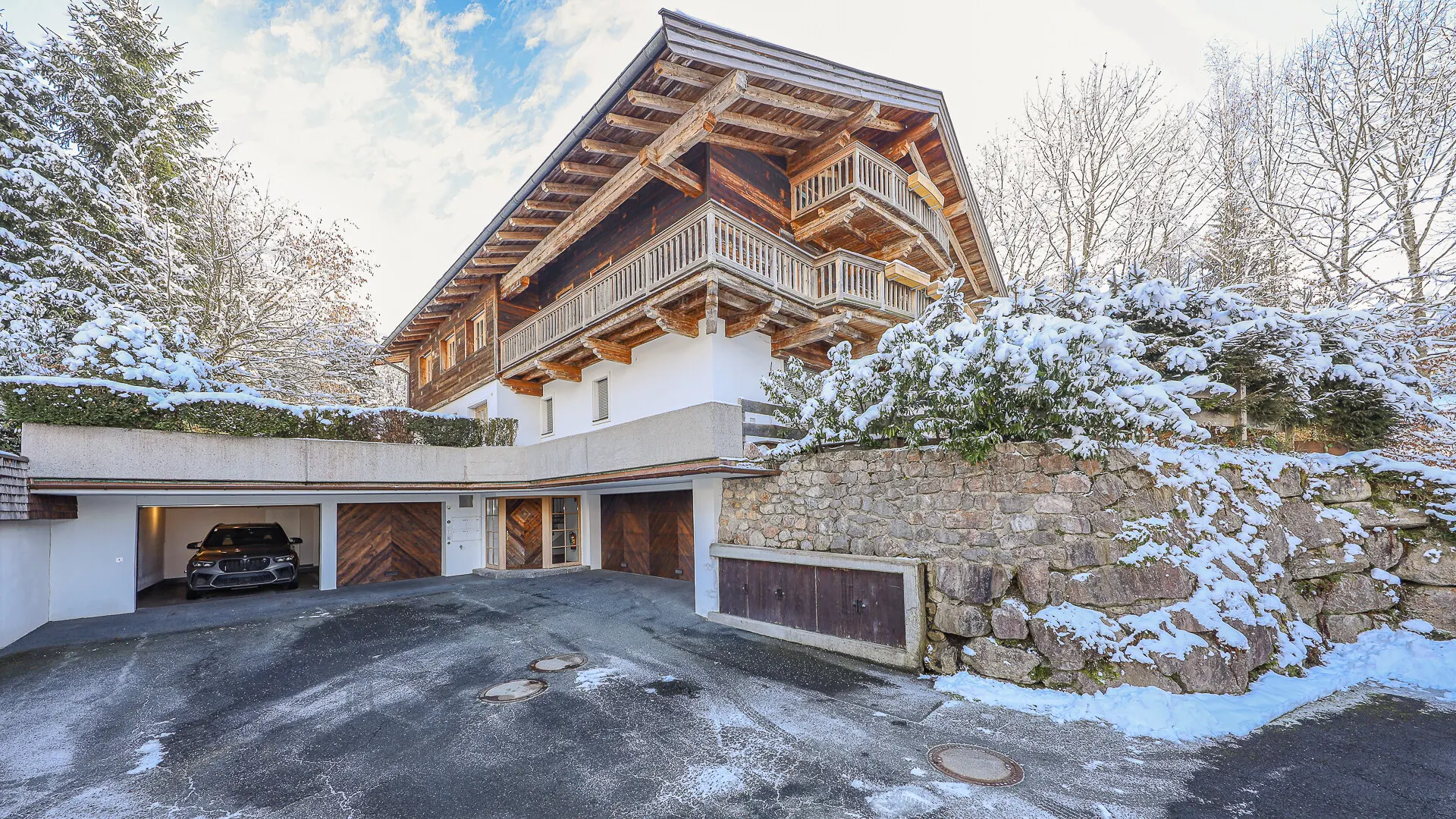 KITZIMMO-Exklusive Gartenwohnung in Top-Ruhelage auf der Bichlalm - Immobilien Kitzbühel.