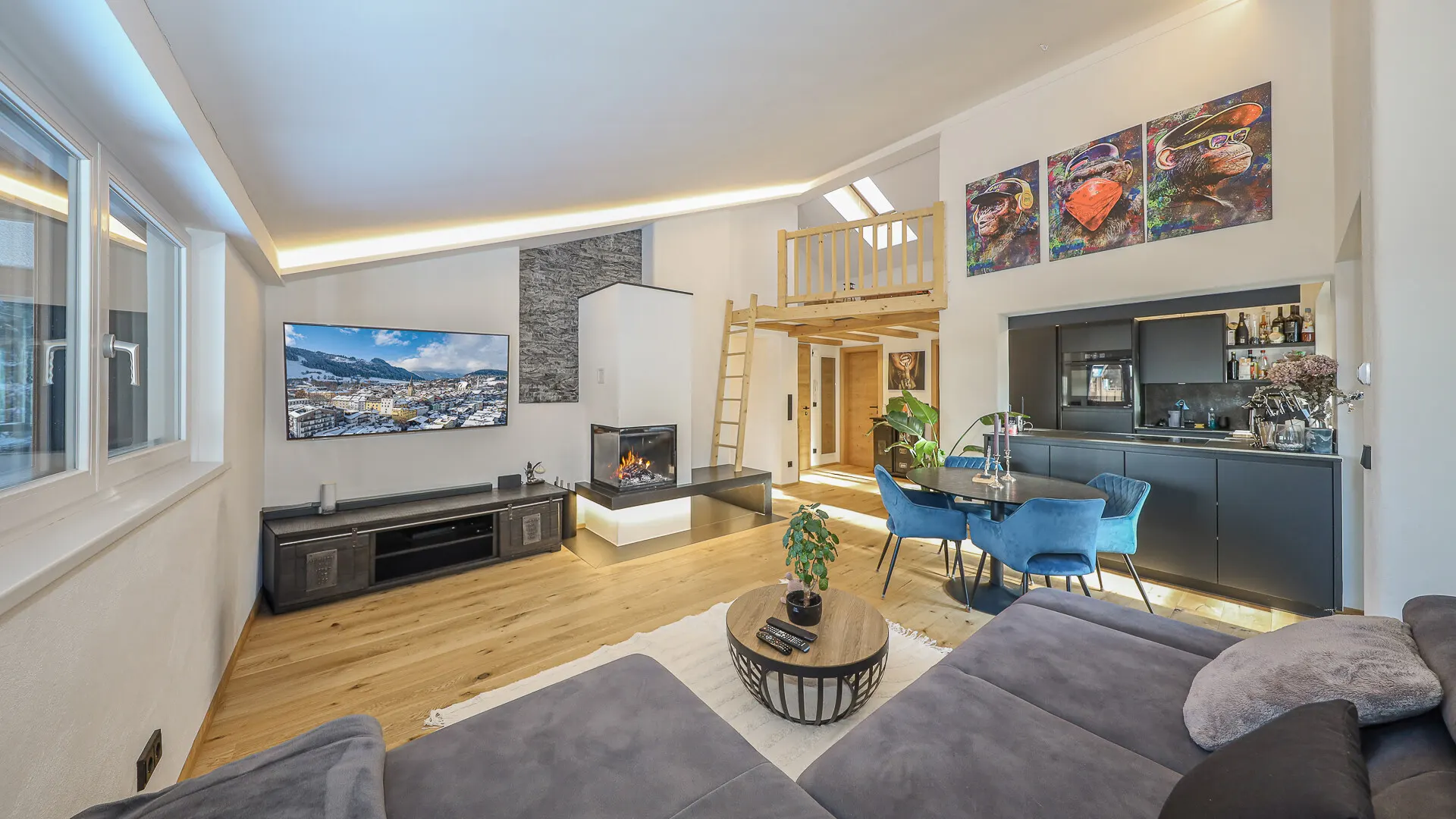 KITZIMMO-Dachgeschosswohnung am Fuße des Hahnenkamm - Immobilien Kitzbühel.