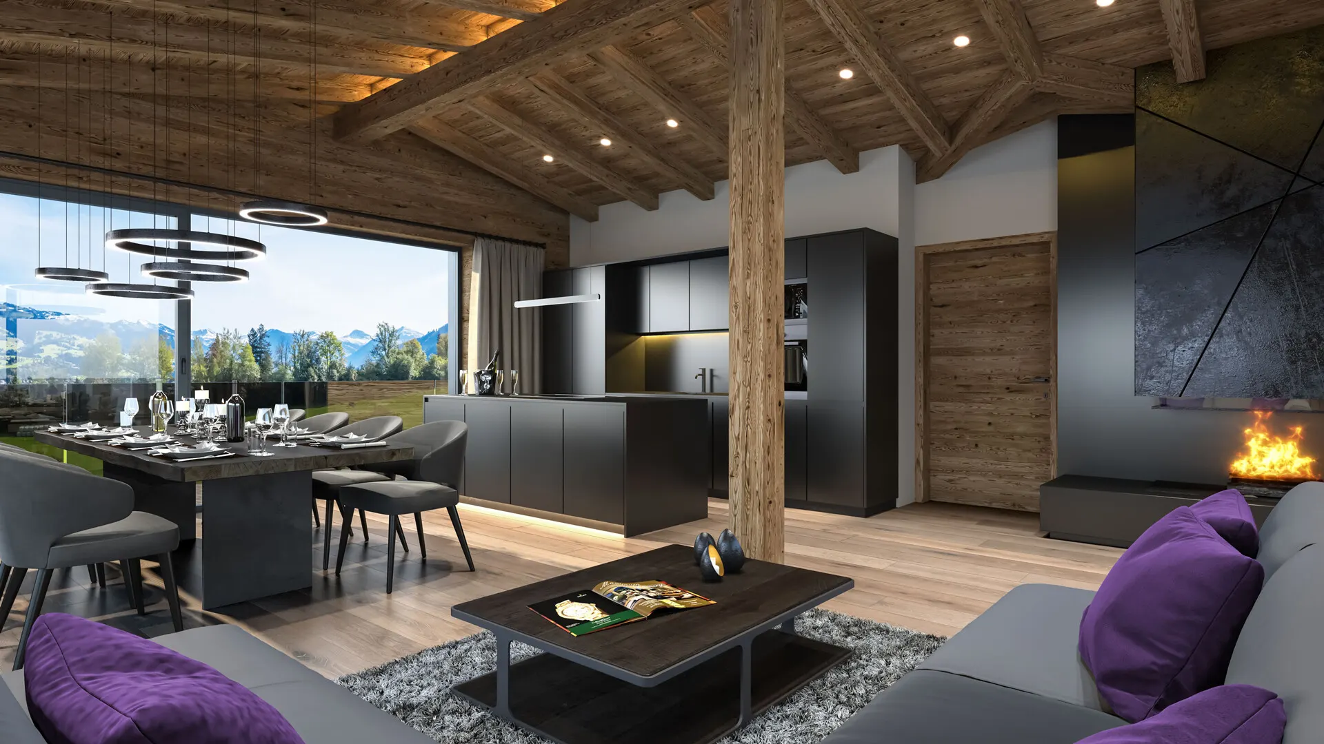 KITZIMMO-Luxus-Penthouse am Hahnenkamm kaufen - Immobilien Kitzbühel.
