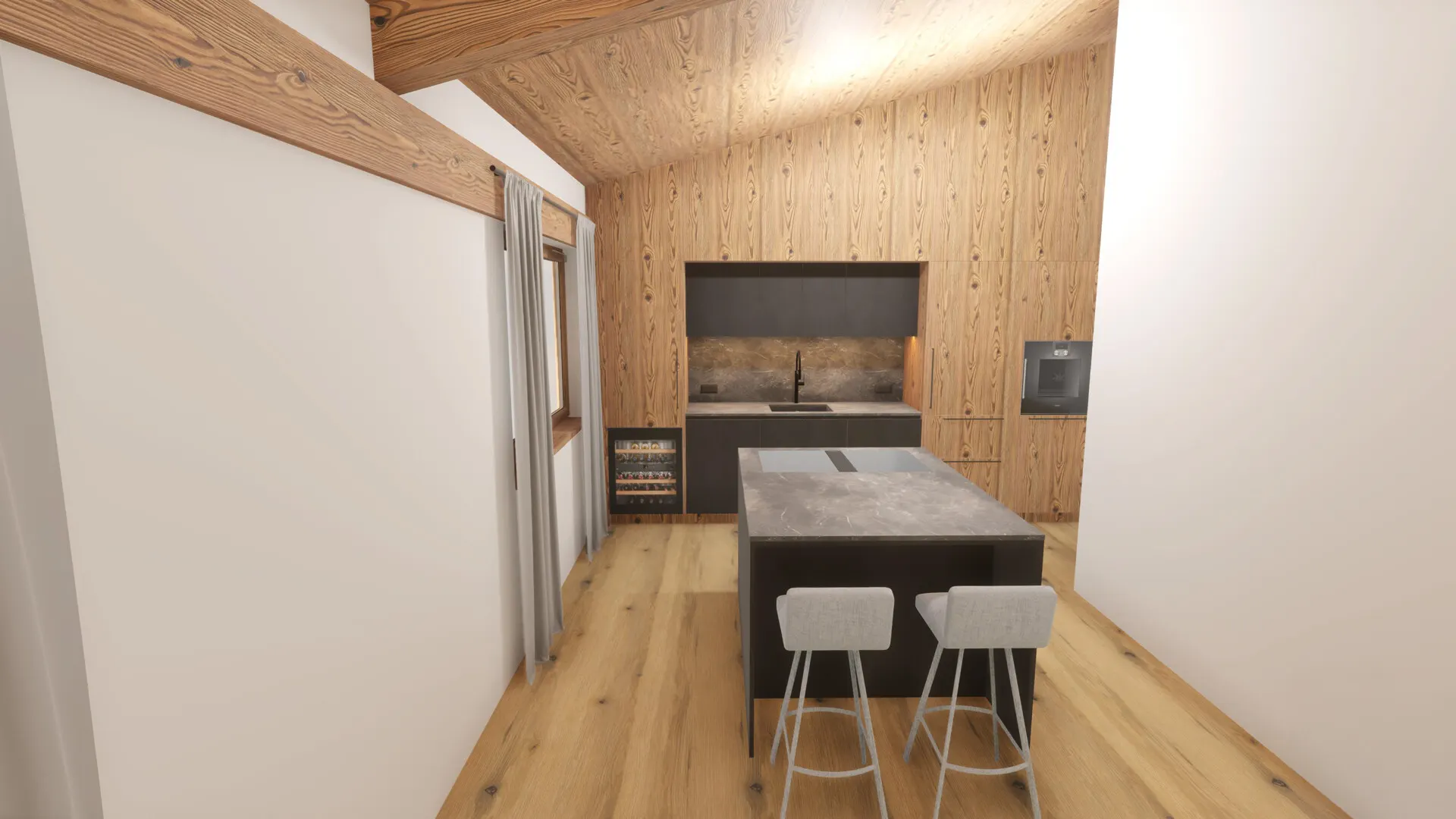 KITZIMMO-Exklusives Neubau-Penthouse mit Ski/in-Ski/out - Immobilien Kirchberg.