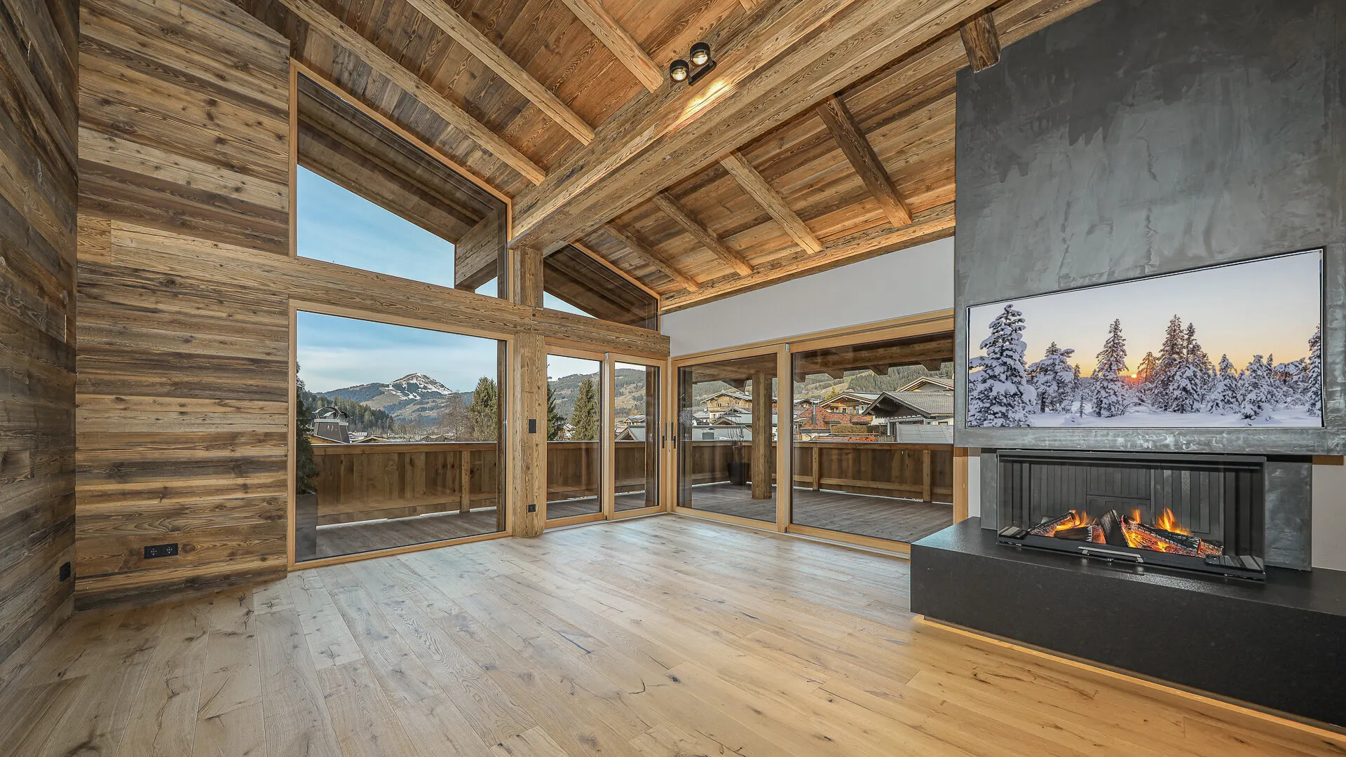 KITZIMMO-Exklusives Neubau-Penthouse mit Ski/in-Ski/out - Immobilien Kirchberg.