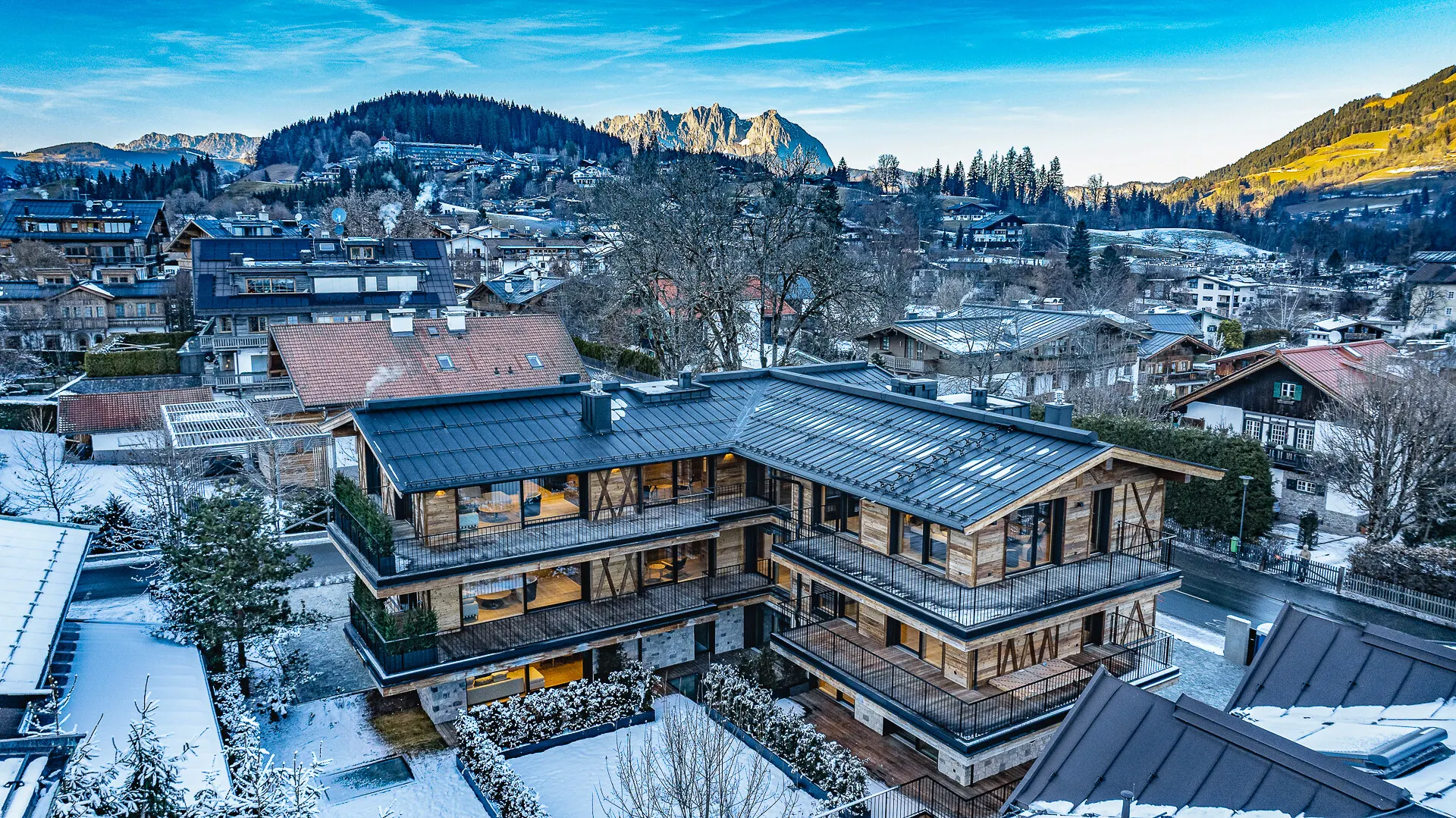 KITZIMMO-Repräsentative Wohnung in luxuriösem Neubau kaufen - Immobilien Kitzbühel.