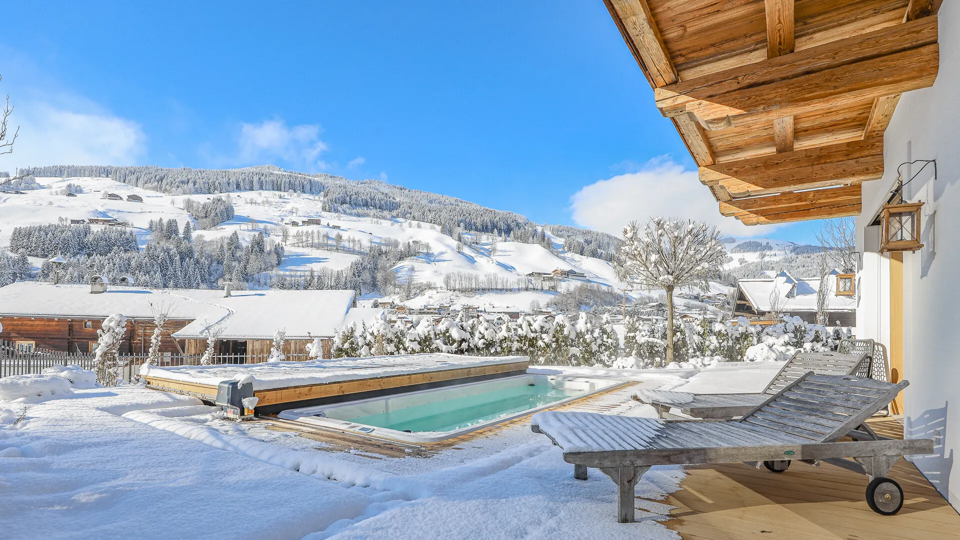 KITZIMMO-Luxuswohnung mit Pool in Toplage kaufen - Immobilie Jochberg.
