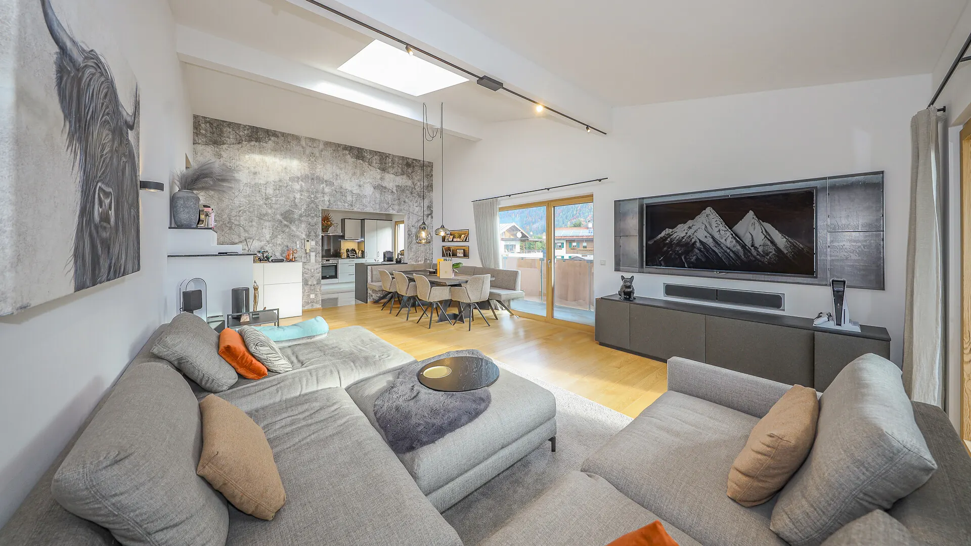 KITZIMMO-Hochwertiges Penthouse mit traumhaftem Bergblick - Immobilien St. Ulrich.