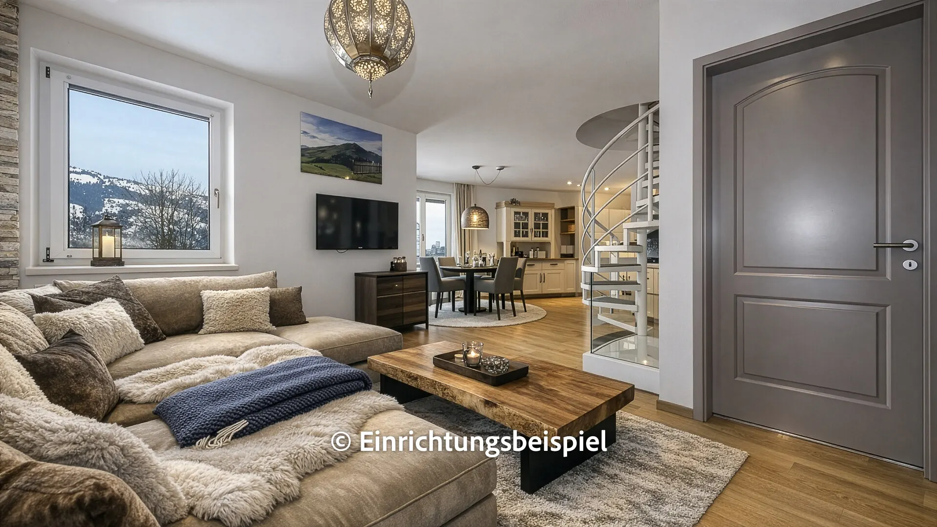 KITZIMMO-Dachgeschosswohnung mit traumhaftem Ausblick - Immobilien Kitzbühel.