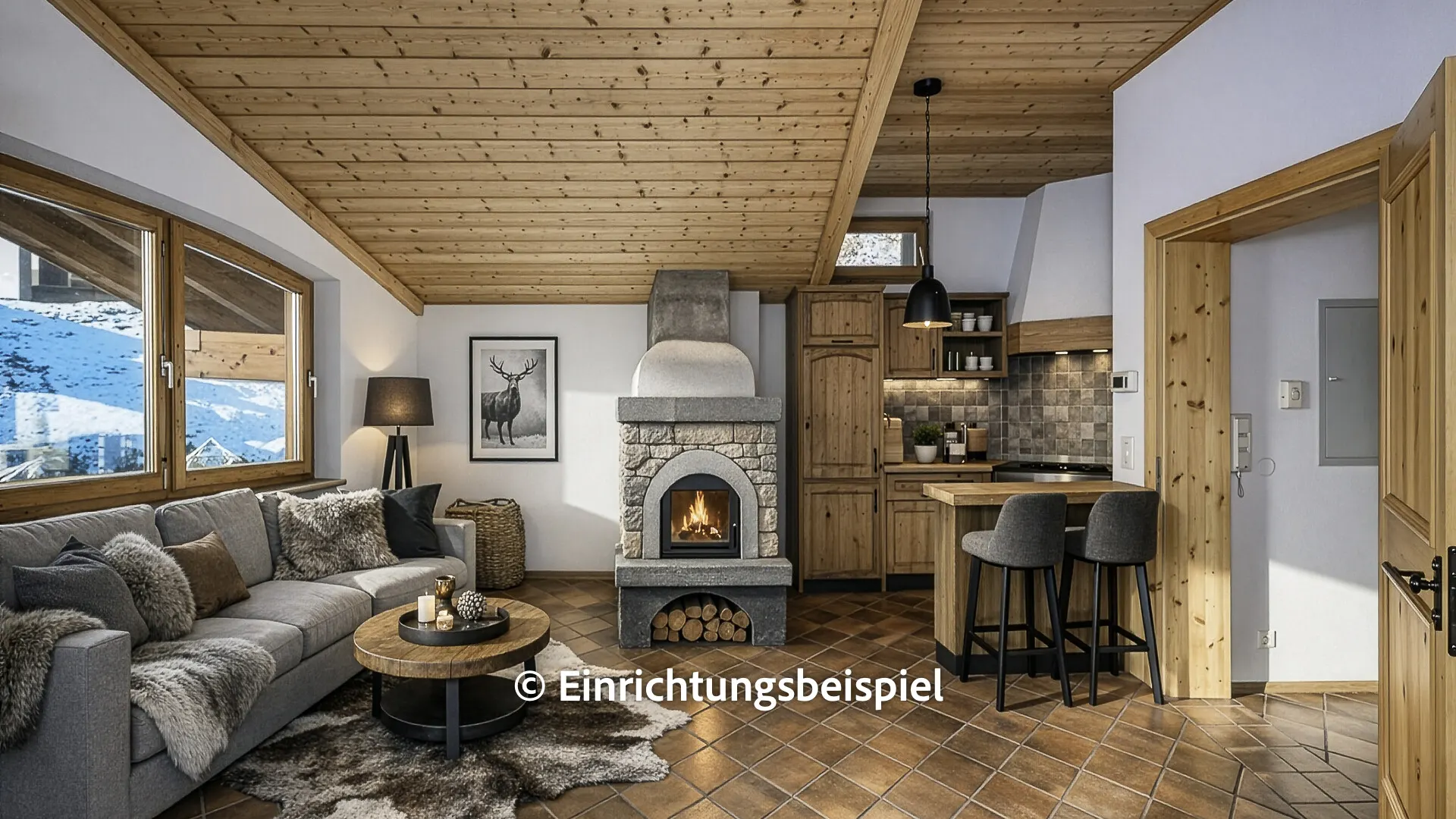 KITZIMMO-Dachgeschosswohnung in sonniger Ruhelage - Immobilien Jochberg.-2