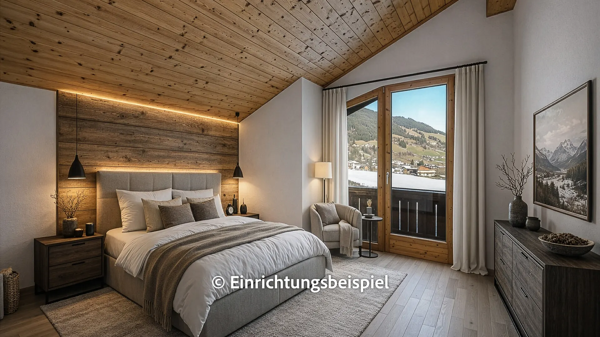 KITZIMMO-Dachgeschosswohnung in sonniger Ruhelage - Immobilien Jochberg.-7