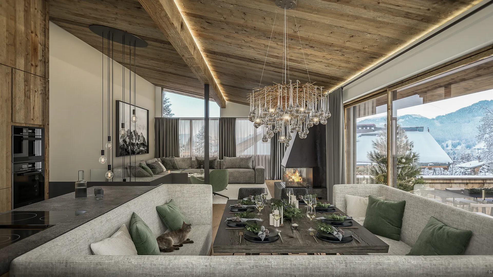 KITZIMMO-Hochwertiges Neubauchalet in Toplage kaufen - Immobilie Kitzbühel.
