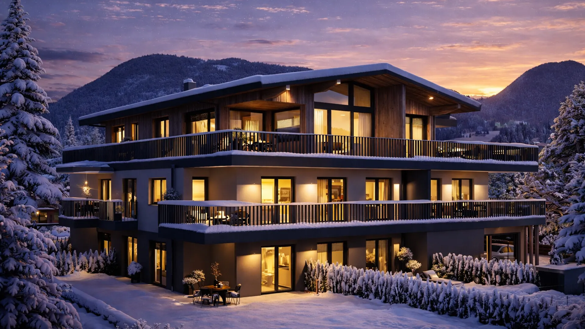 KITZIMMO-Luxus Terrassenwohnung in exklusivem Neubau - Immobilien Kirchdorf kaufen.