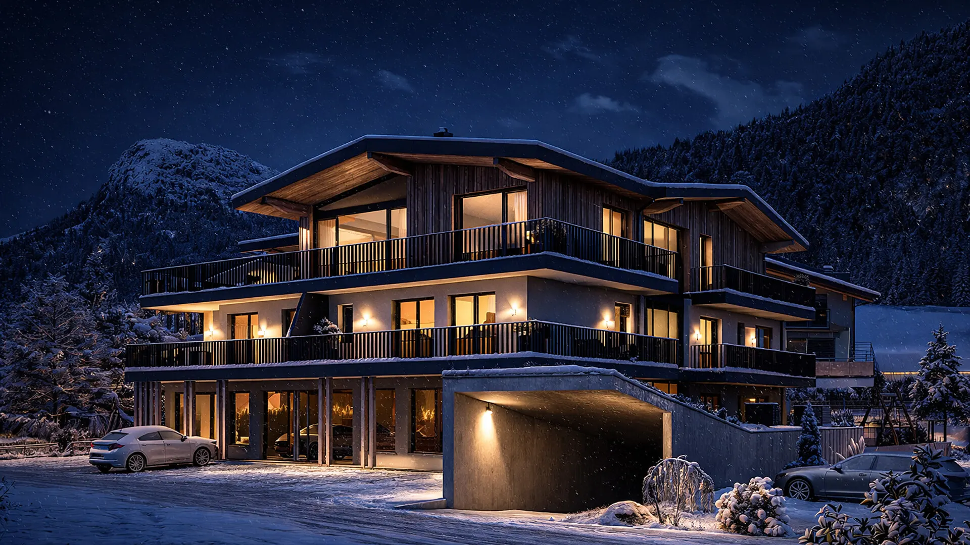 KITZIMMO-Luxus Terrassenwohnung in exklusivem Neubau - Immobilien Kirchdorf kaufen.