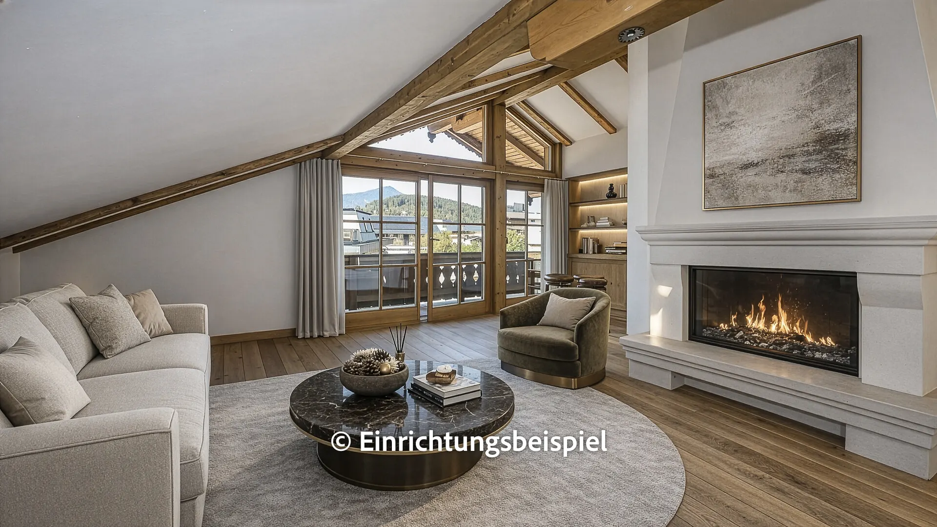 KITZIMMO-Dachgeschosswohnung in Toplage am Sonnberg kaufen - Immobilien Kitzbühel.