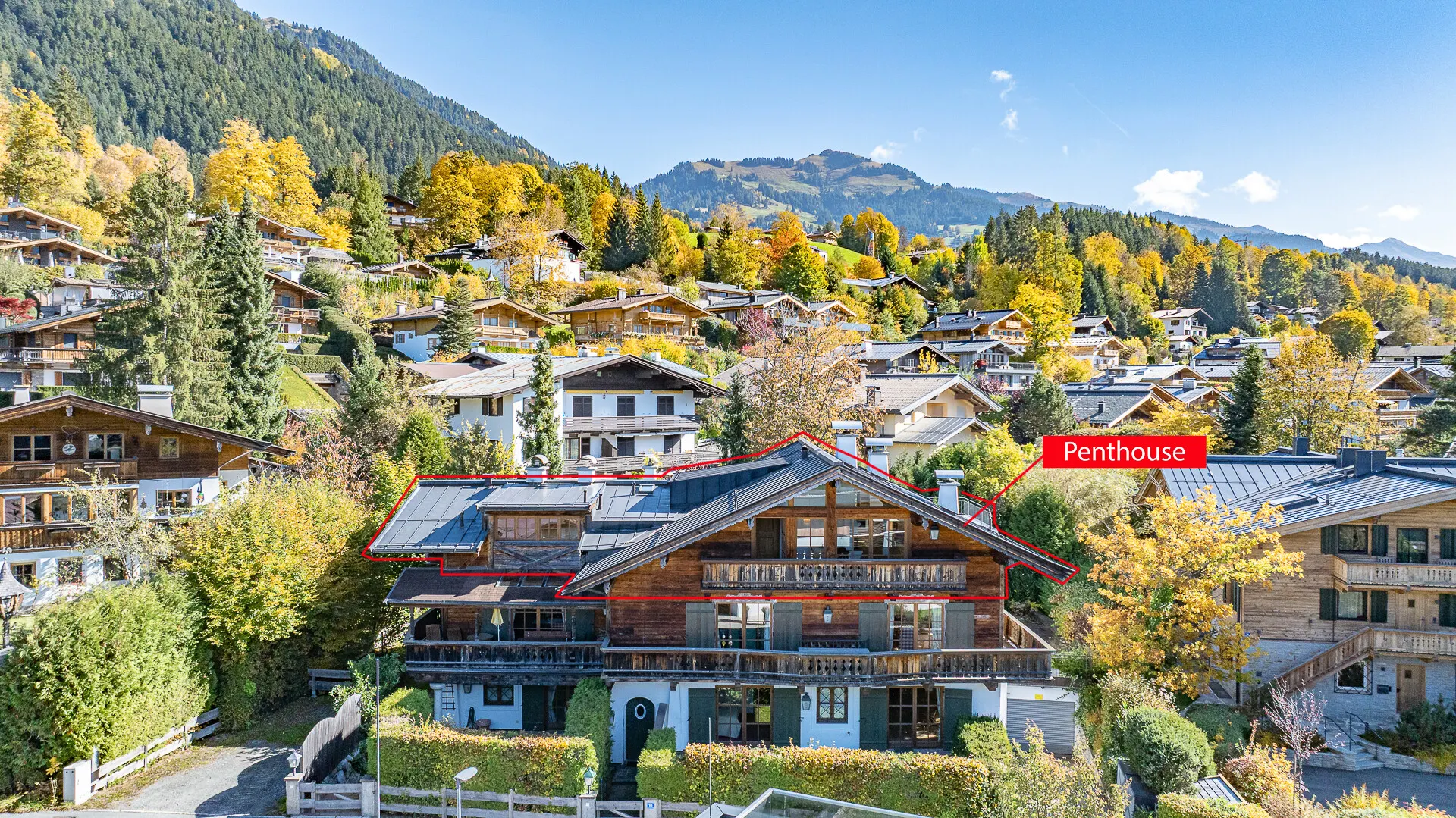 KITZIMMO-Dachgeschosswohnung in Toplage am Sonnberg kaufen - Immobilien Kitzbühel.