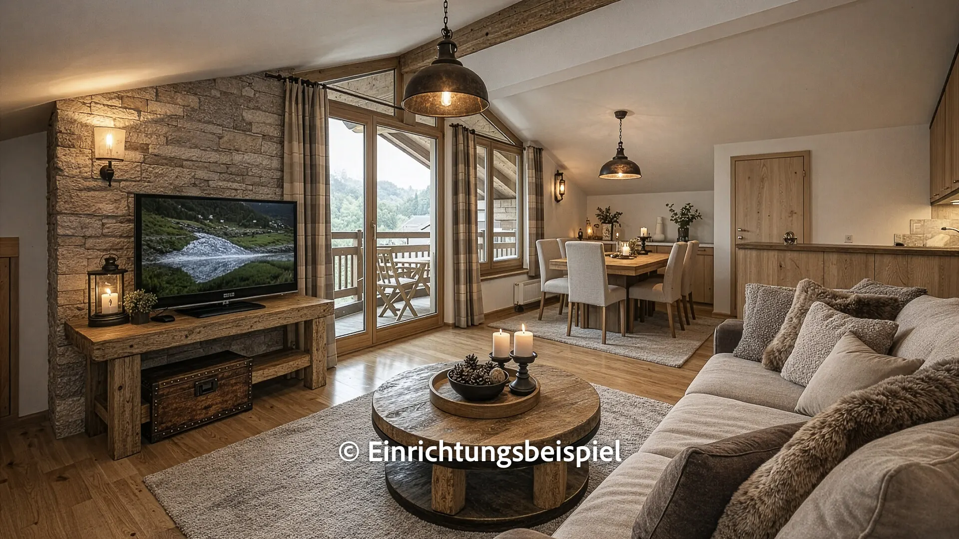 KITZIMMO-Dachgeschosswohnung mit Kaiserblick - Immobilien Aurach.