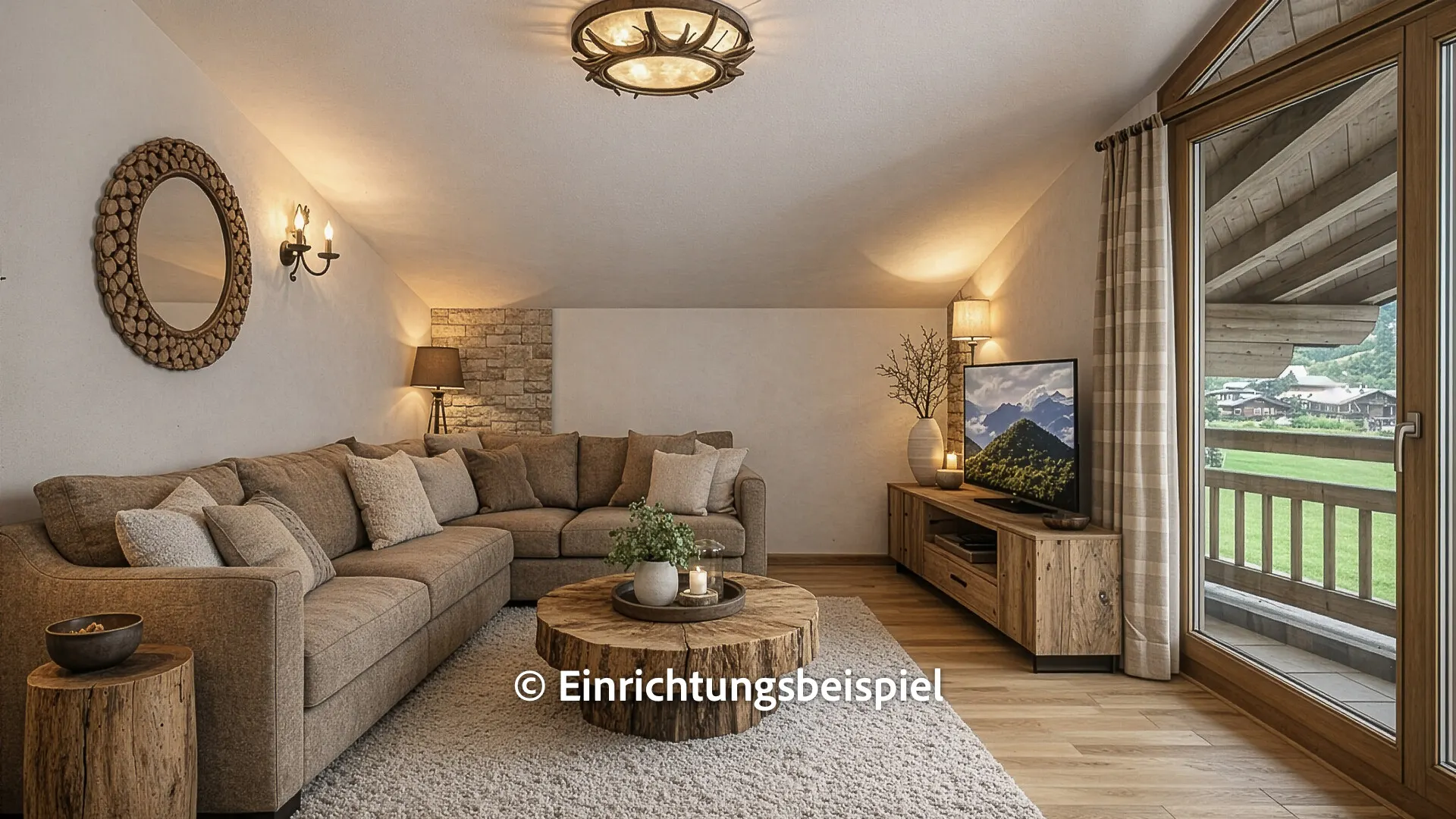KITZIMMO-Dachgeschosswohnung mit Kaiserblick - Immobilien Aurach.