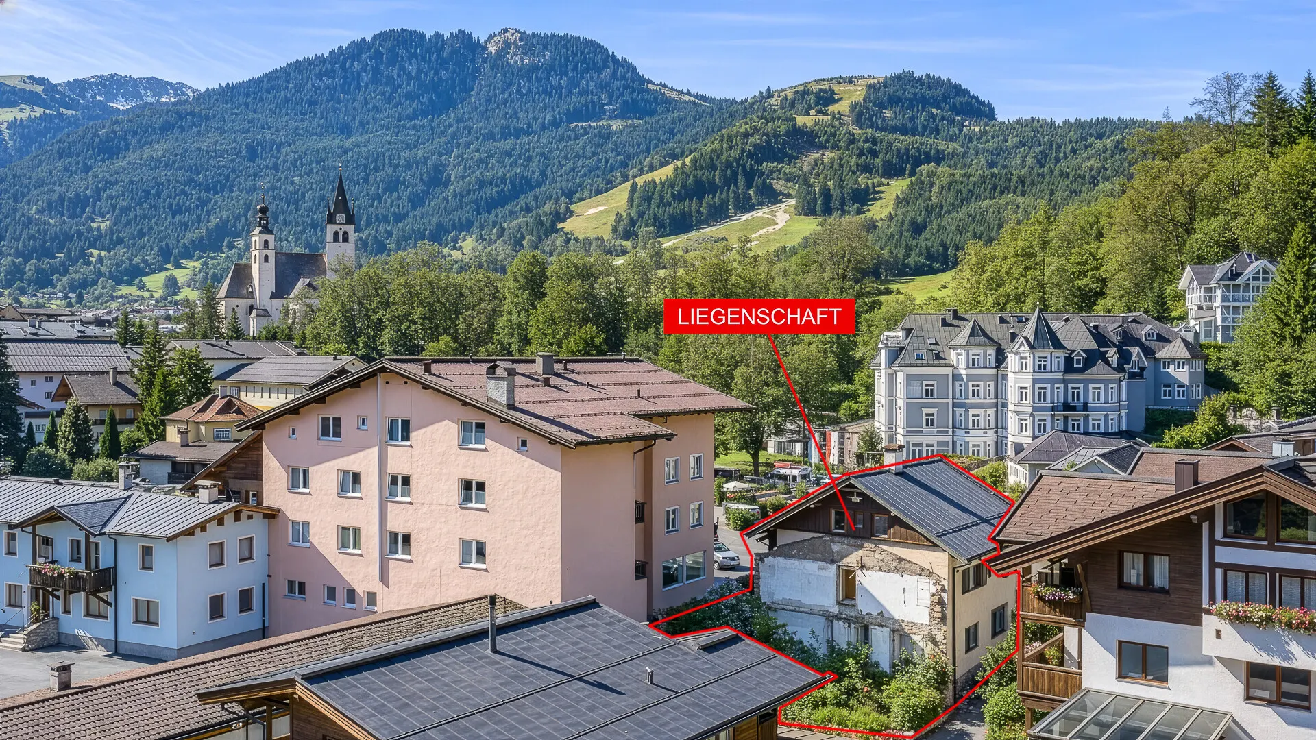 KITZIMMO-Stadthaus mit Baugenehmigung kaufen - Immobilien Kitzbühel.