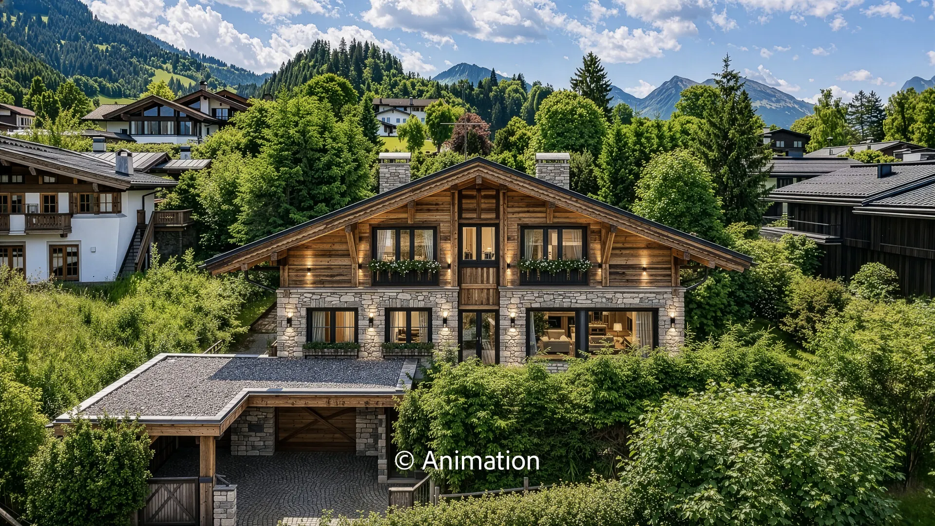 KITZIMMO-Baugrundstück mit Altbestand in Toplage auf der Bichlalm - Immobilien Kitzbühel-1