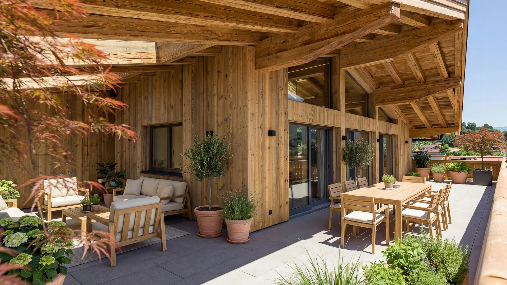 KITZIMMO-Luxuspenthouse sonniger Toplage mit Panorama-Ausblick - Immobilien Brixen.