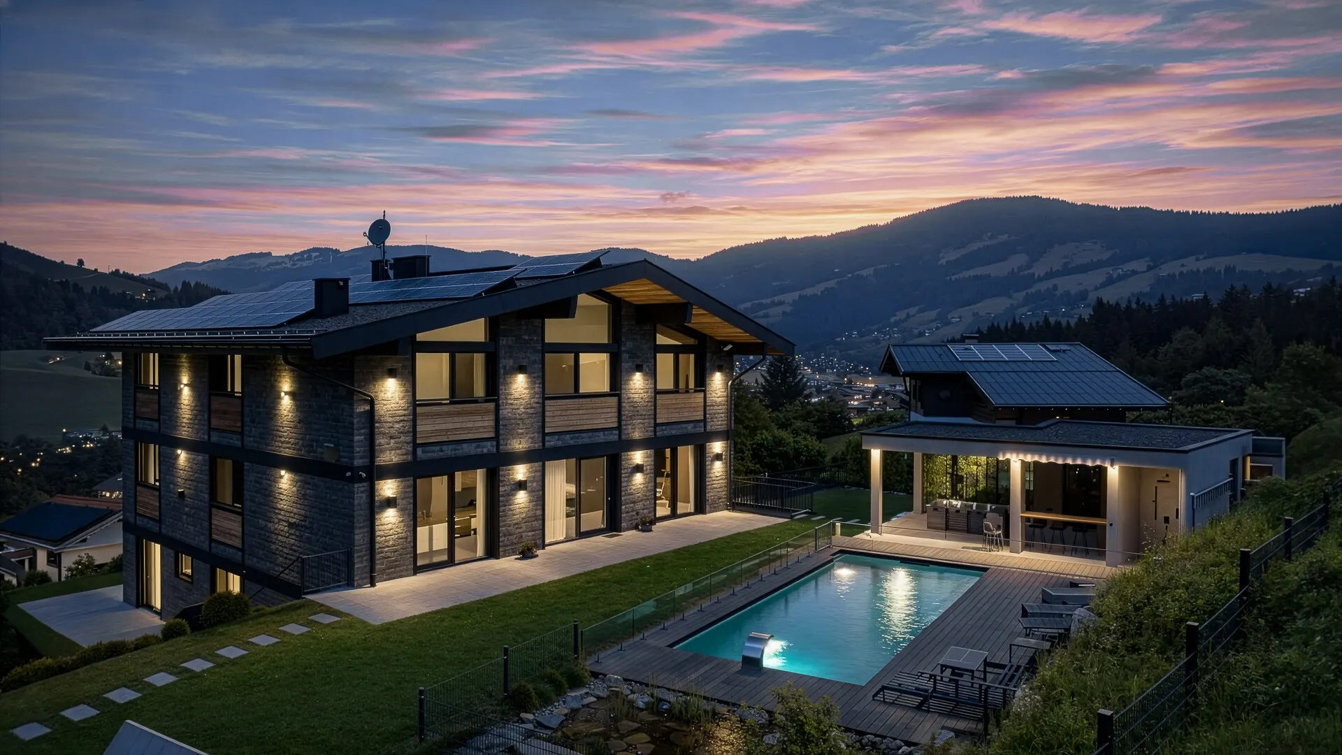 KITZIMMO-Luxusvilla mit Freizeitwohnsitz kaufen - Immobilien Kirchberg in Tirol.-1