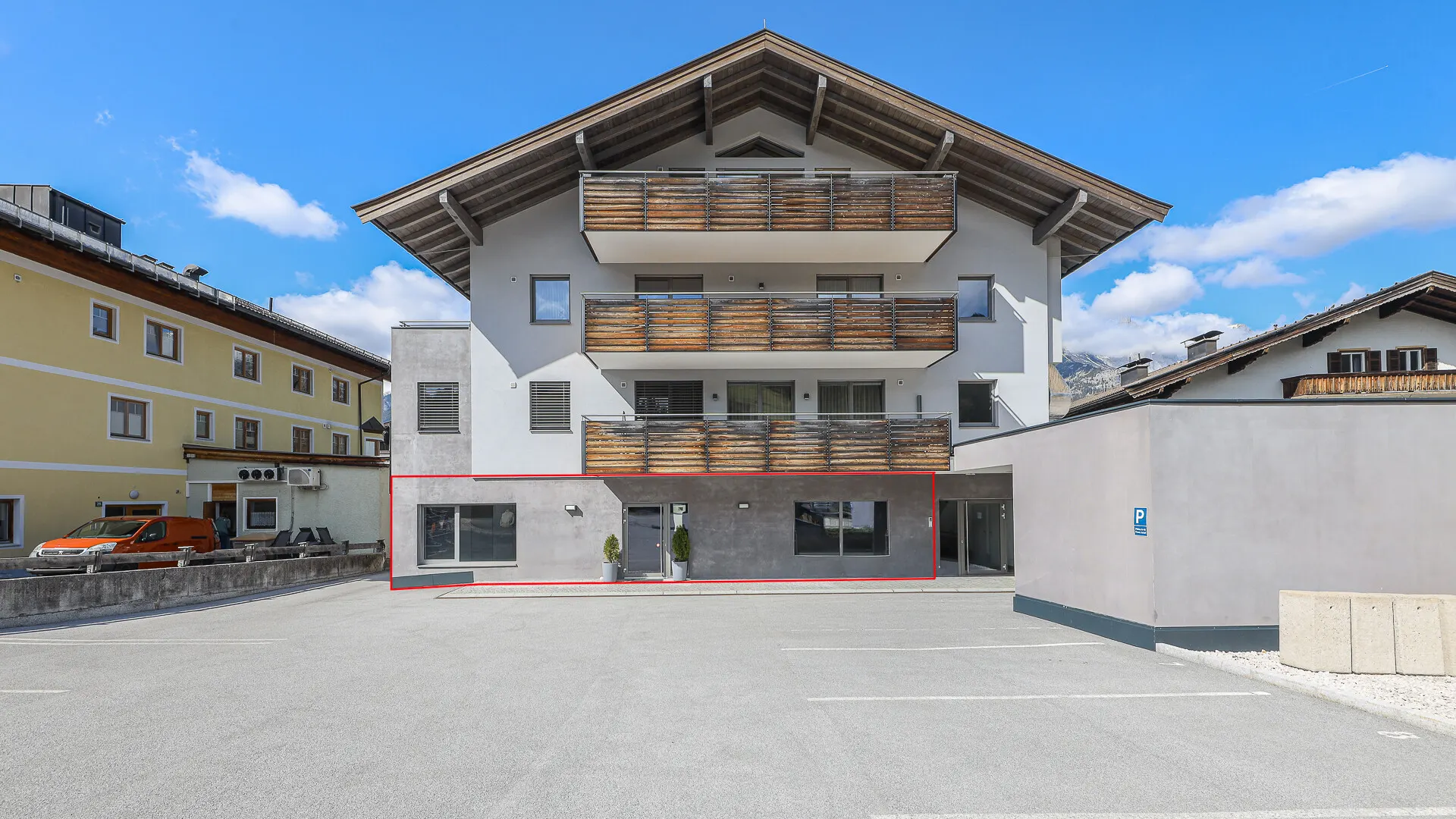 KITZIMMO-Großzügige Geschäftsfläche mitten im Dorfzentrum mieten - Immobilien Ellmau.