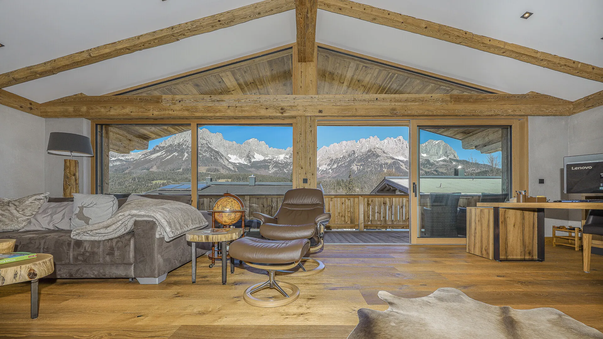 KITZIMMO-Luxuschalet mit Kaiserblick in unmittelbar am Skilift kaufen - Immobilien Going.-3