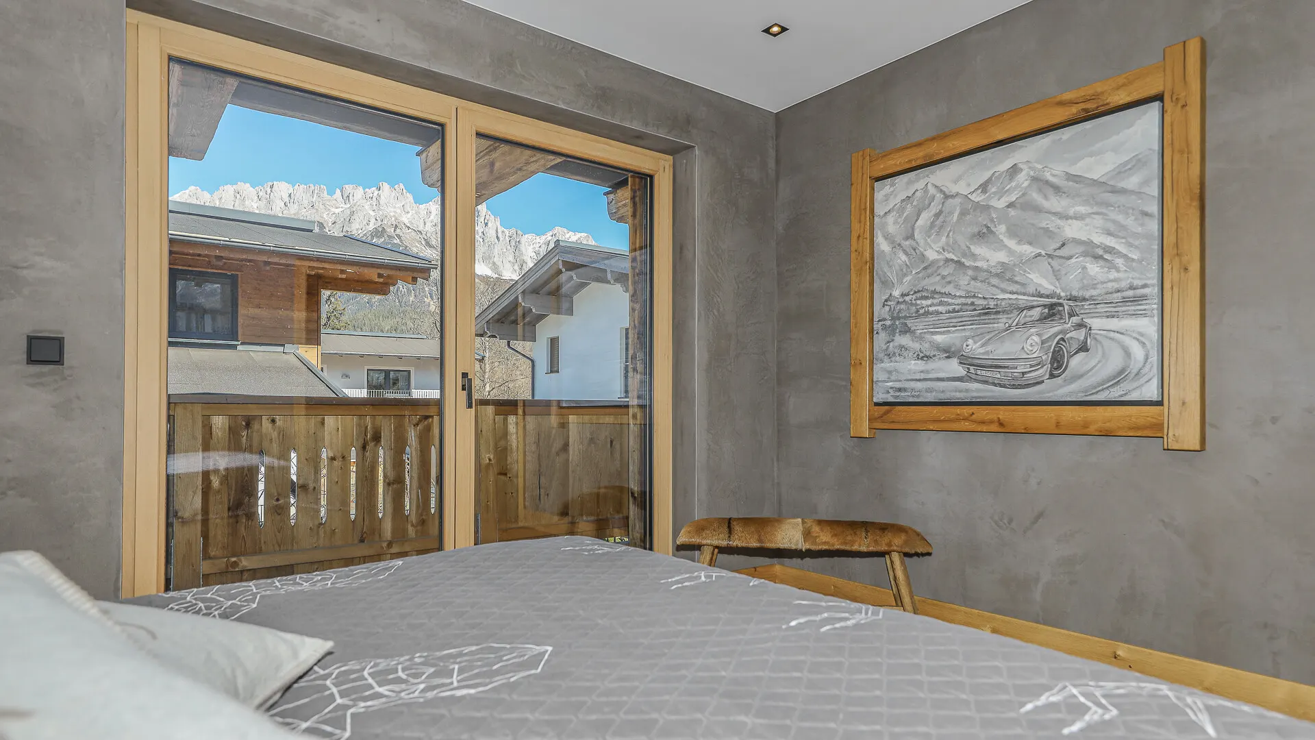 KITZIMMO-Luxuschalet mit Kaiserblick in unmittelbar am Skilift kaufen - Immobilien Going.-11