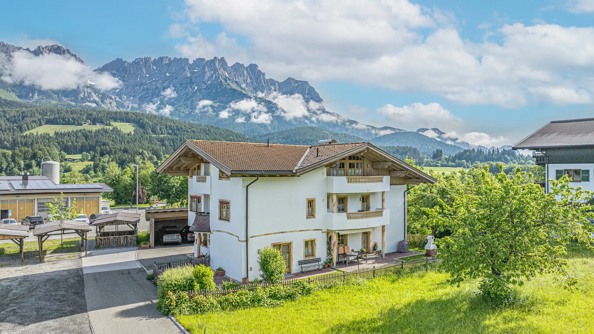 KITZIMMO-Apartmenthaus in zentraler Lage mit Kaiserblick - Immobilien Ellmau.