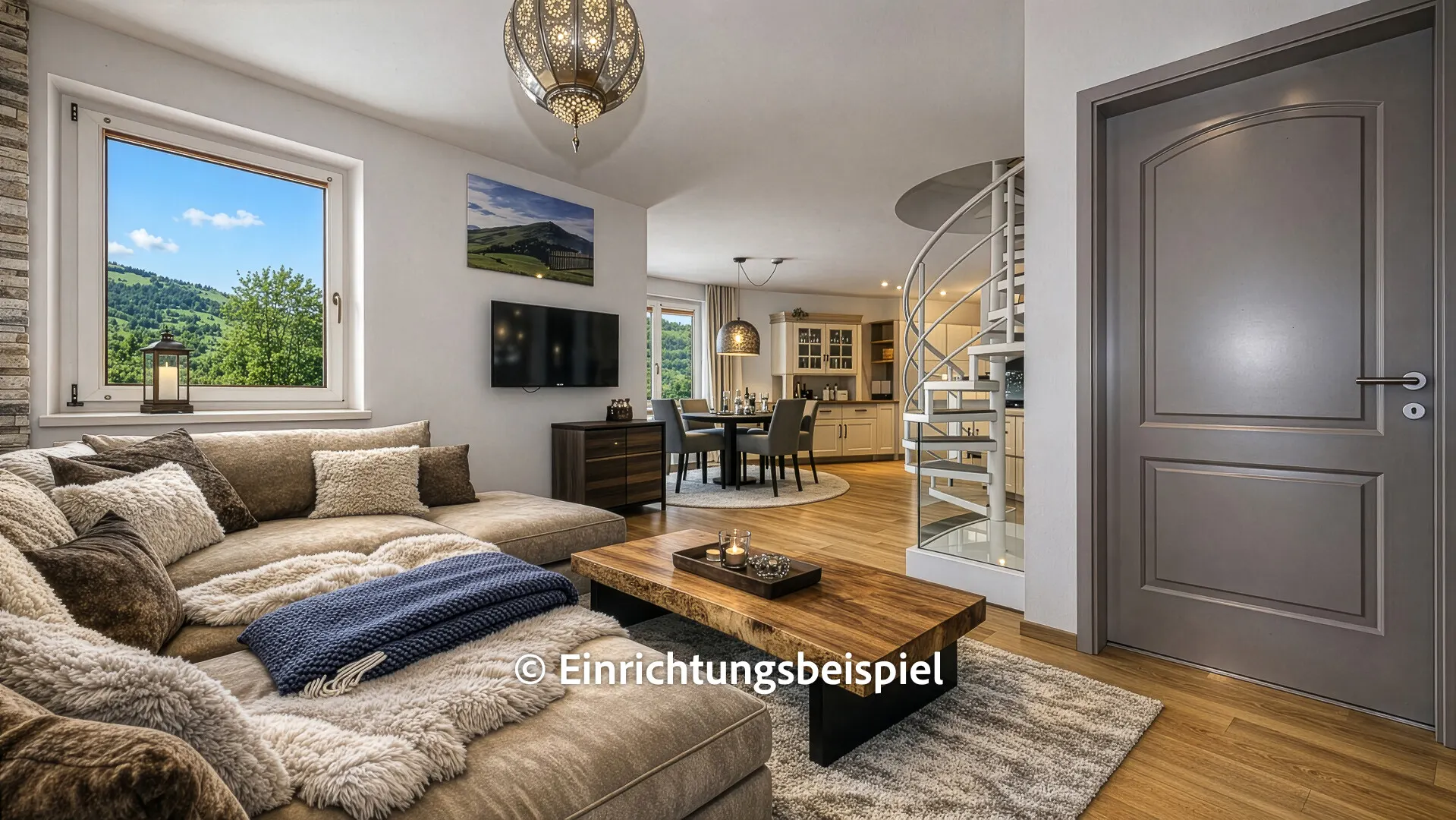 KITZIMMO-Dachgeschosswohnung mit traumhaftem Ausblick - Immobilien Kitzbühel.-9